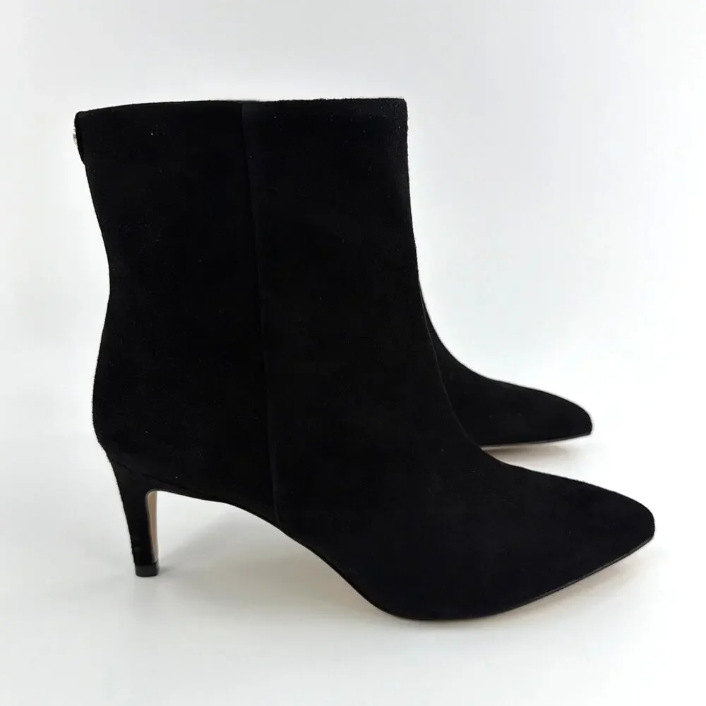 Sam Edelman Women's Black Suede Signature Collection Ukie Bootie Size 8M